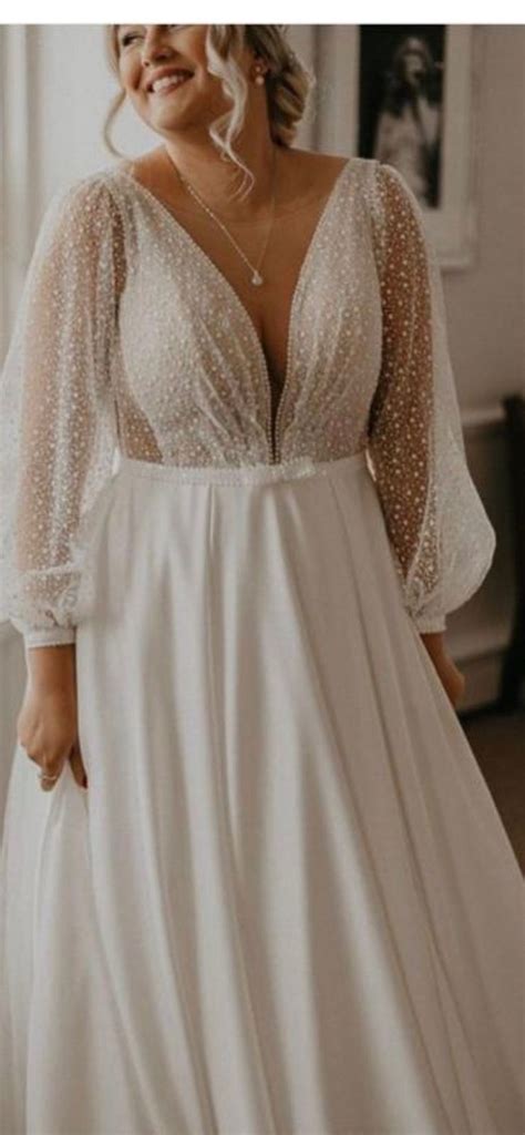 Vestido De Noiva Boho Chic Nude Solto Temos Plus Size Elo