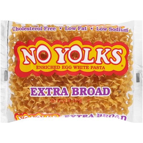 No Yolks Cholesterol Free Egg White Pasta Extra Broad Noodles Hy Vee