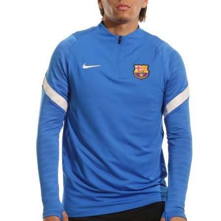 Sudadera Nike Barcelona Entrenamiento Ucl Strike Negra Futbolmania