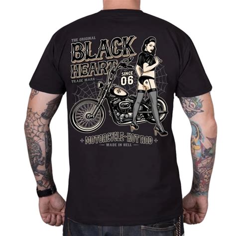 Tričko BLACK HEART Chopper Pussy inSPORTline