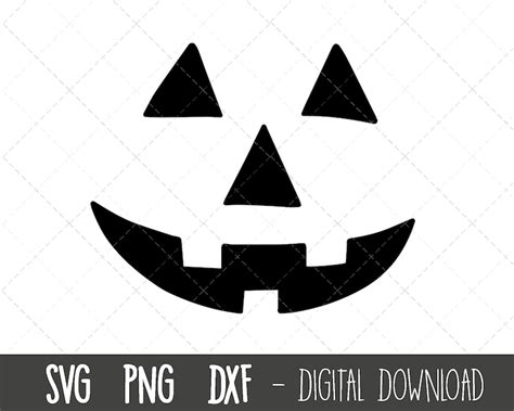 Pumpkin Face Svg Halloween Svg Holiday Clipart Pumpkin - Etsy