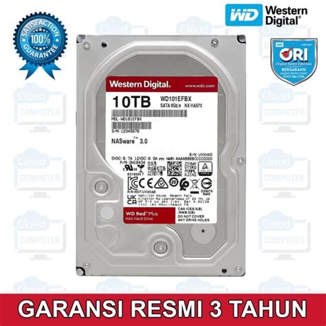 Promo WD RED PLUS WD101EFBX 10 TB 3,5" NAS HDD WD RED PLUS 10TB 7200RPM ...