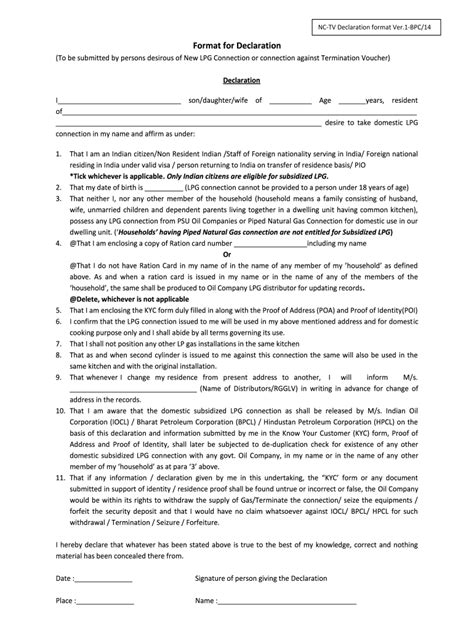 Format Declaration Make Fill Out Sign Online DocHub