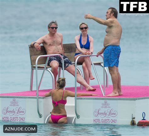 Donna Derby Sexy Seen Flaunting Her Body Wearing A Bikini At The Beach In Barbados With Bradley