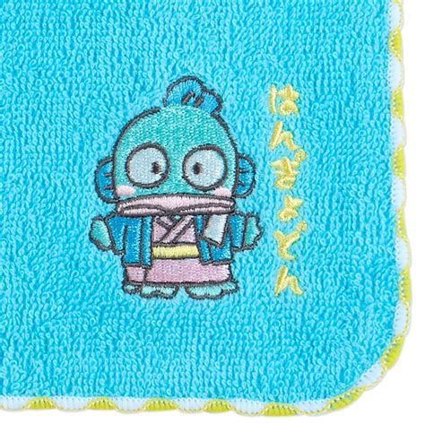 Towel Hot Spring Embroidery Hangyodon Yukata Sanrio Meccha Japan