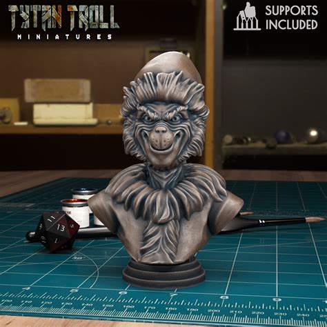 Archivo 3D El Busto Del Grinch Pre Apoyado Modelo Para Descargar Y