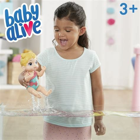 Baby Alive Splash N Snuggle Baby Doll Blonde Hair Top Notch DFW LLC