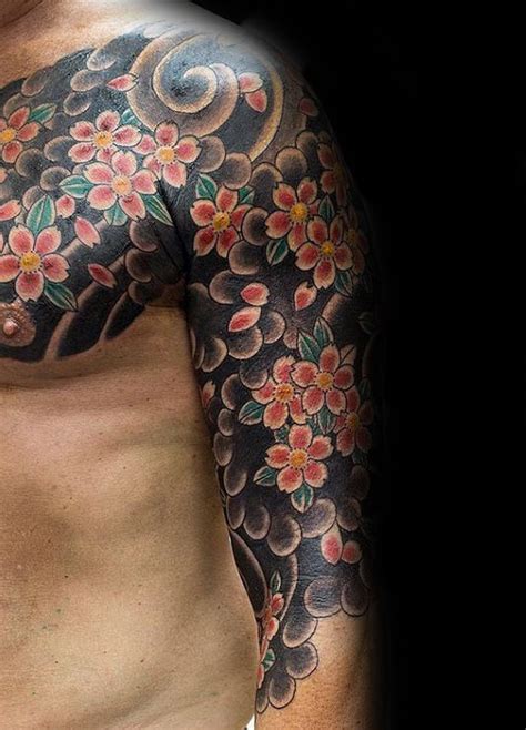 japanese cherry blossom tattoo sleeve - Claude Duggan