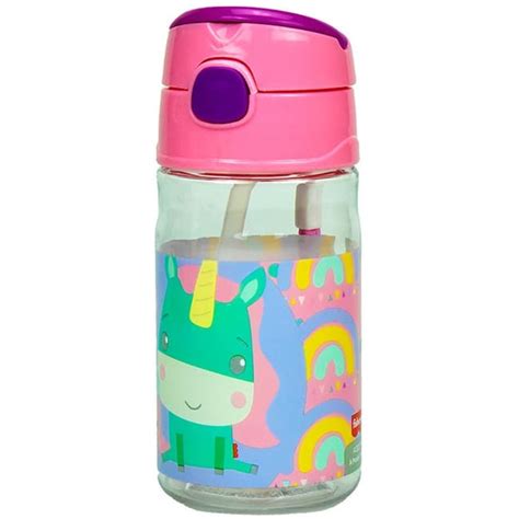 Бутилка за вода със сламка Fisher-Price