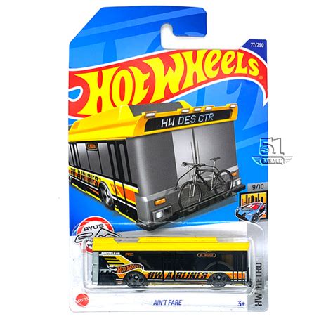 Hot Wheels Aint Fare Bus Yellow 2022 Shopee Malaysia