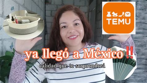 TEMU llegó a México descuentos y promociones YouTube