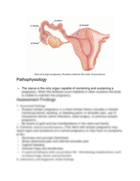 Solution Ectopic Pregnancy Nursing Care Management Studypool