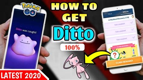 How To Get A Ditto In Pokemon Go 2020 Best And New Way To Catch Ditto