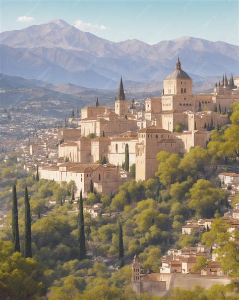 Premium AI Image | Old Granada spain