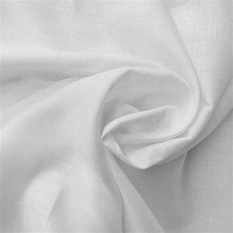 100% Льняная ткань для одежды Белая - заказать в магазине Льняное