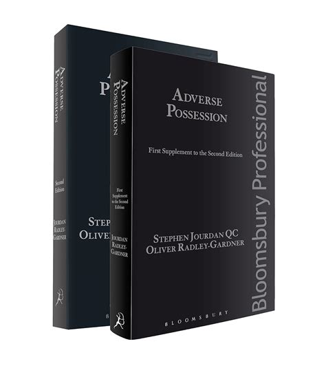 Adverse Possession Second Edition And First Supplement To The Second Edition P A C K