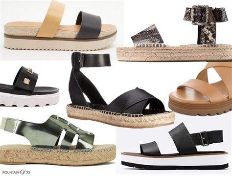 Summer Sandal Trend The Flatform Sandal