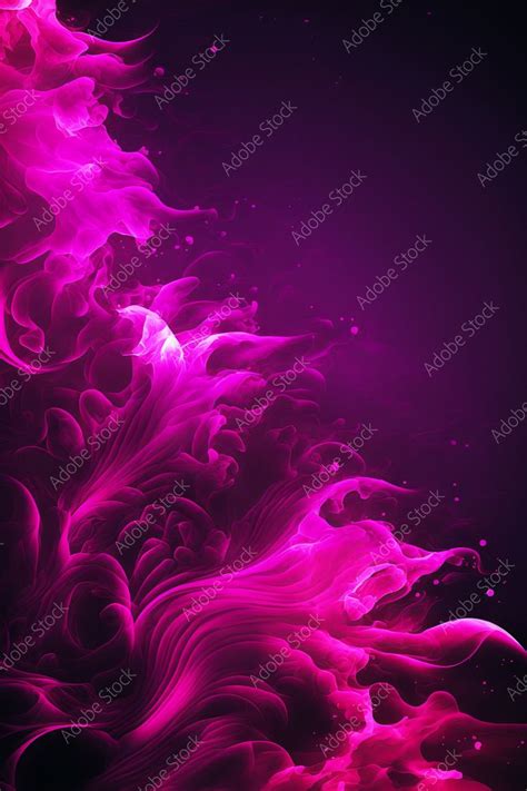 Purple Fire Background Ink In Water Purple Fire Background