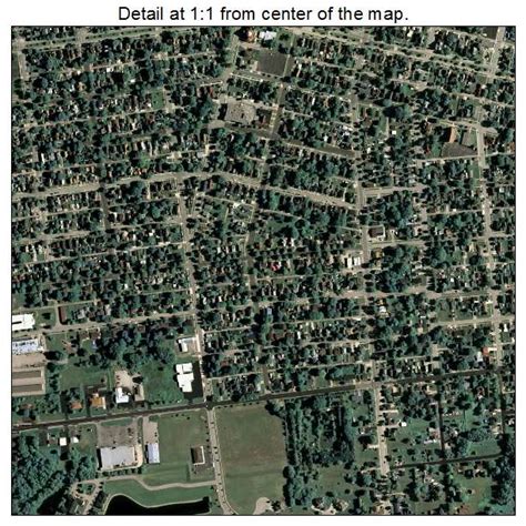 Aerial Photography Map of Marinette, WI Wisconsin