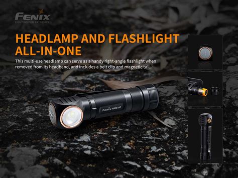 Fenix HM61R Detachable Rechargeable Headlamp - Fenix Lighting