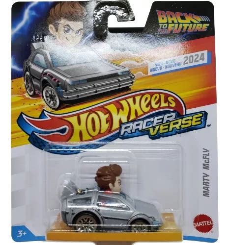 Hot Wheels Racer Verse Bttf Delorean Marty Mcfly Frete Gr Tis