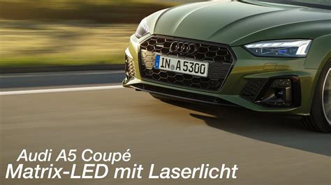 2021 Audi A5 Matrix LED Mit Audi Laserlicht Test 4K Autophorie