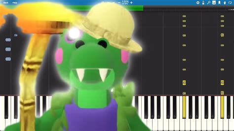 Crissy Theme Song Piano Tutorial Piggy Roblox Skin YouTube