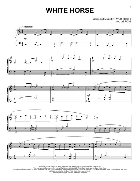 Taylor Swift Mine Piano Sheet Music Free Printable - Free Printable