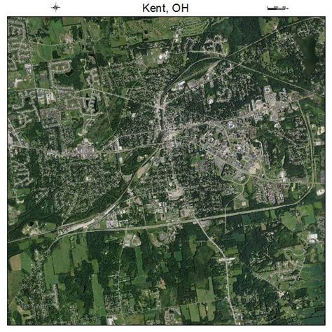 Aerial Photography Map Of Kent Oh Ohio