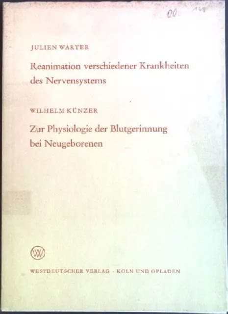 Reanimation Verschiedener Krankheiten Des Nervensystems Zur