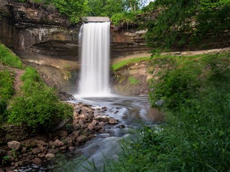 This 53 Foot High Waterfall In Minnesota Is Almost Too Beautiful To Be Real