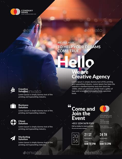 27 Business Event Flyer Templates Free And Premium Download