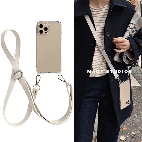 Luxury Leather Strap Lanyard Cord Silicone Phone Case Samsung Galaxy A32 5g A52 A12 A42 A72 S20