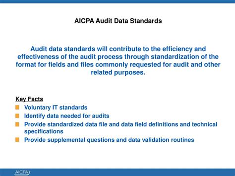 Ppt Aicpa Audit Data S T Andards Powerpoint Presentation Free