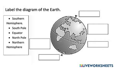 Hemispheres online exercise for | Live Worksheets - Worksheets Library