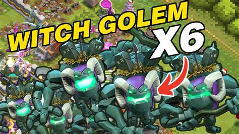 How to Use Witch Golem - | Mashup Madness Event in Clash of Clans Best ...
