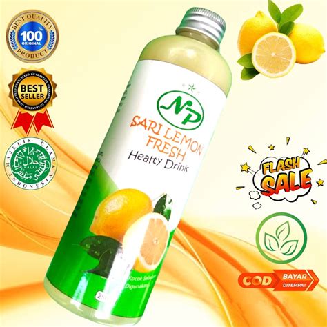 Jual Sari Lemon Fresh Np Kemasan Botol Ukuran 250 Ml Murni Halal