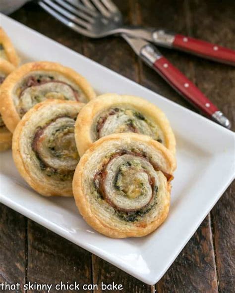 Prosciutto And Gruyere Pinwheels Easy Elegant That Skinny Chick