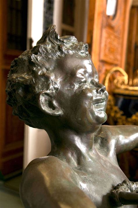 Signed Antique Nude Statue Bronze Boy With Flutes For Sale At Stdibs Nude Boy Statue