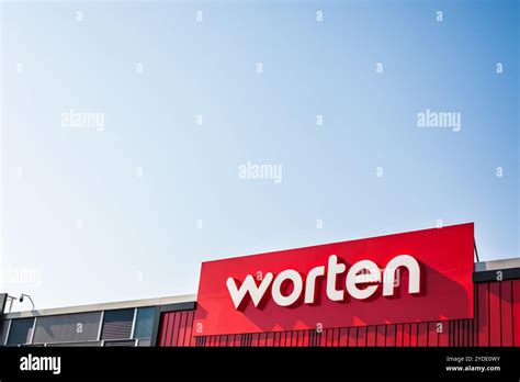 worten store electronics retail chain brand logo stock photo alamy