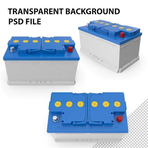 premium psd  volt car battery png