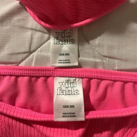 Xxs Hot Pink Bikini Set From Target Worn Twice Depop