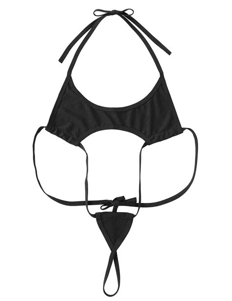 Buy MSemis Women Sling Teardrop Mini Bikini G String Weeny Thongs Underwear Online At