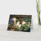 Waterhouse Hylas and the Nymphs Greeting Card | Zazzle