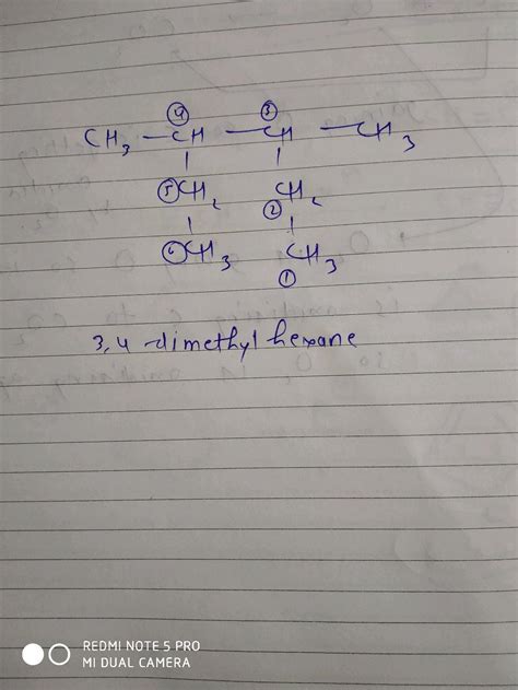 2 The IUPAC Name The Structural Formula CH CH A 3 4