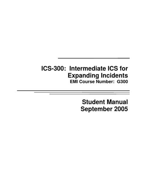 ics  sm  incident command system incident management