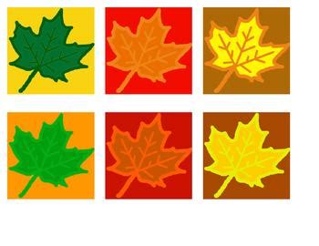 November calendar header, fall leaves by Robin Craft | TPT