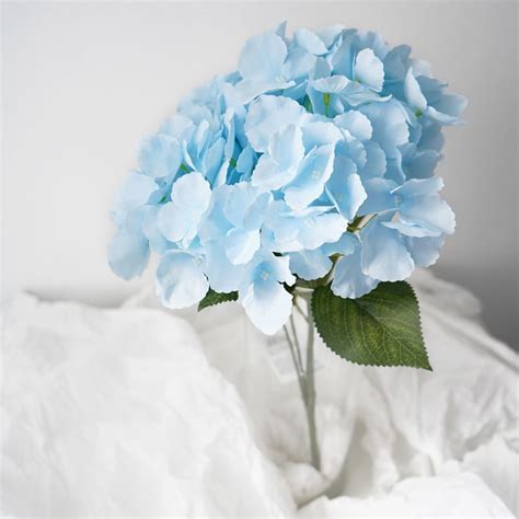 Гортензия искусственная, Голубая 190545 купить оптом и в розницу. БРАВО