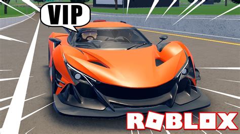 Buying Vip Gamepass And Getting Insane Super Car Vision Ie In