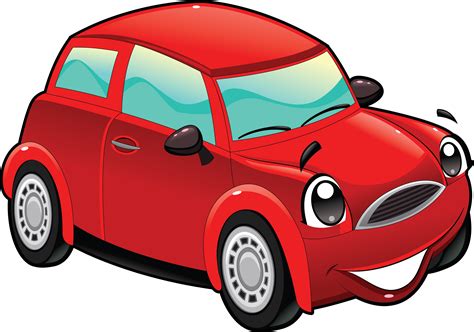 Красная машинка рисунок - 73 фото
